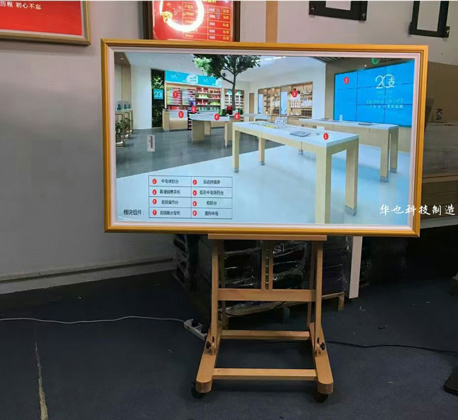 直播帶貨中觸摸一體機背景大屏的作用